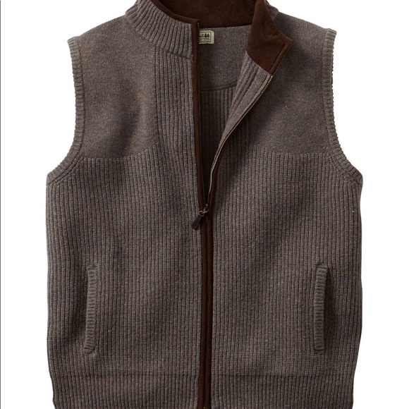 ll bean waterfowl sweater vest